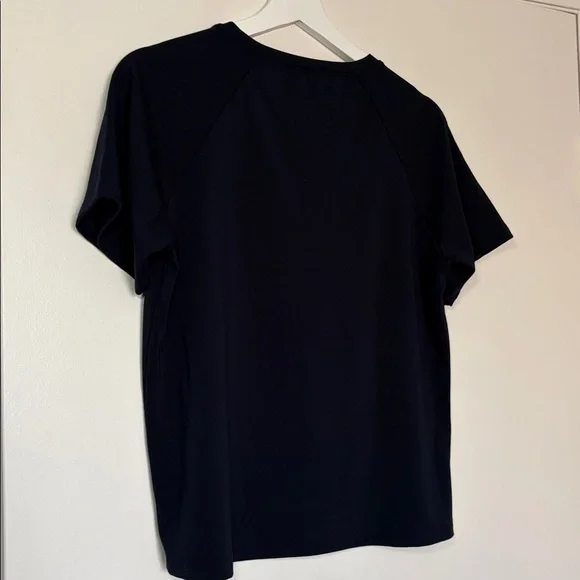 NEW Cozy Earth Bamboo Short Sleeve Top Women’s Navy Small - Picture 5 of 7
